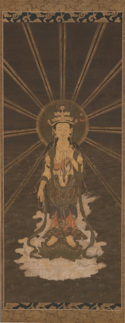 Afdaling van de elfkoppige Kannon door Unbekannt