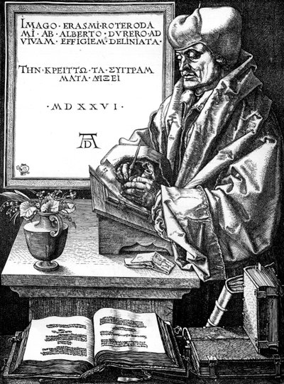 Desiderius Erasmus, Nederlandse auteur, geleerde en humanist, 1893 door Unbekannt