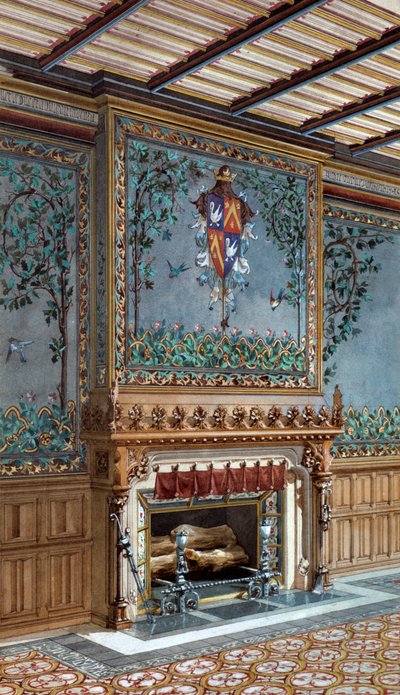 Ontwerp voor een interieur door Unbekannt