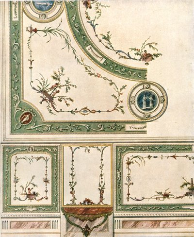 Ontwerp voor plafonddecoratie, Italië, 1928 door Unbekannt