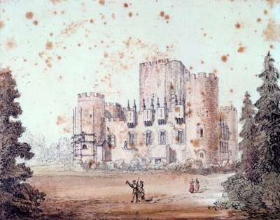 Ontwerp voor de buitenkant van een gebouw, 1868 door Unbekannt