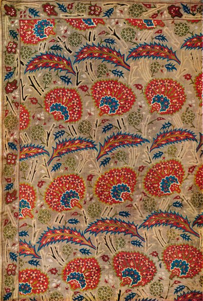 Detail van Gordijn, uit Turkije, ca. 1650 door Unbekannt