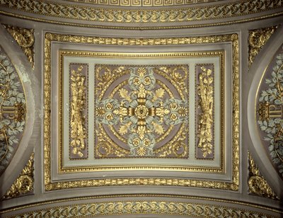 (detail) van een koepel, Galerie des Batailles, Kasteel van Versailles, Frankrijk door Unbekannt