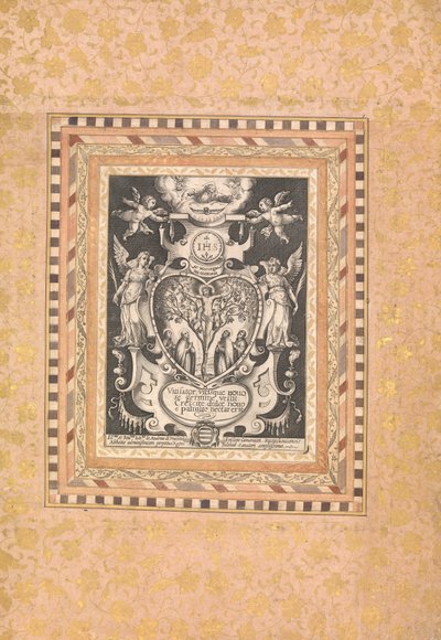 Devotionele scène, folio uit het Bellini-album, ca. 1600 door Unbekannt