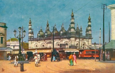 Dhurmtollah Moskee, Calcutta, ca. 1902 door Unbekannt