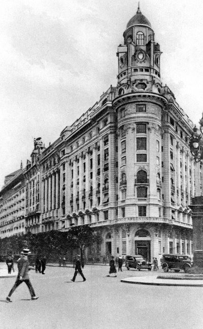 Diagonal Norte, Avenida Roque Saenz Pena, Buenos Aires, Argentinië, c1920s door Unbekannt