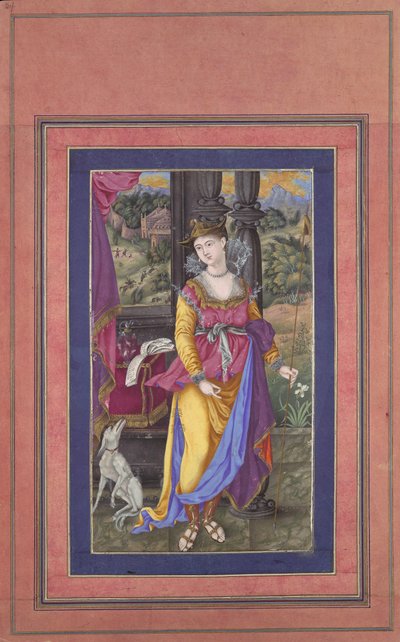 Diana, godin van de jacht, folio uit het Davis-album door Unbekannt
