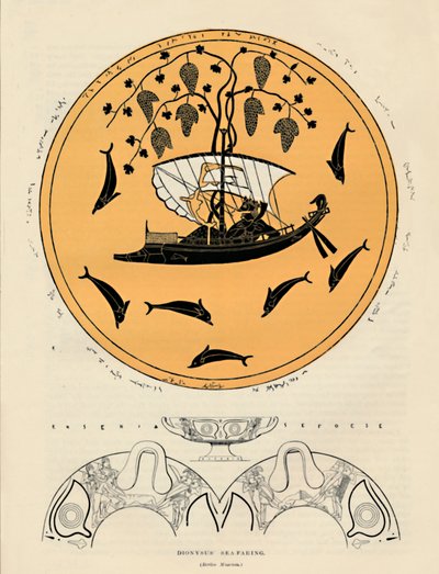 Dionysus op zee, Berlijns Museum, 1886 door Unbekannt