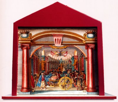 Diorama: Vrijmetselaars Duitsland De Tempel van Vrijmetselaars Schatten, 1750 door Unbekannt