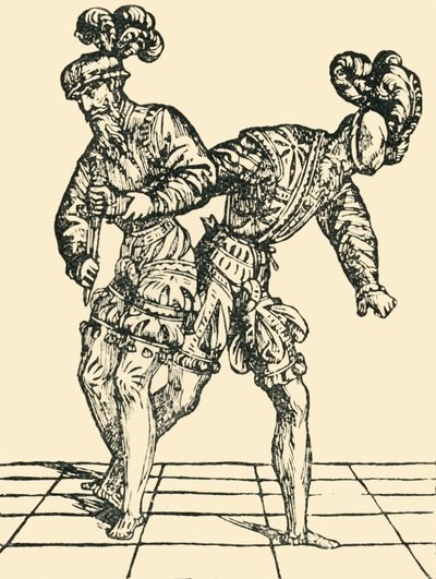 Ontwapening tegen de dolk, ca. 1536 door Unbekannt