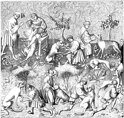 Ziekten van Honden en hun Genezing, 14e eeuw, 1849 door Unbekannt