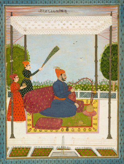 Diwan Nawal Singh, Eerste Minister van Datia, ca. 1750 door Unbekannt