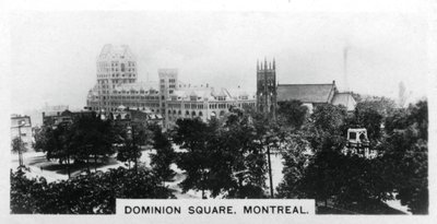 Dominion Square, Montreal, Canada, ca. 1920s door Unbekannt