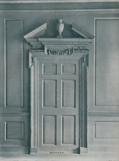 Deur van een gepaneelde kamer, Vroeg-Georgisch, 26, Hatton Garden, ca. 1909 door Unbekannt