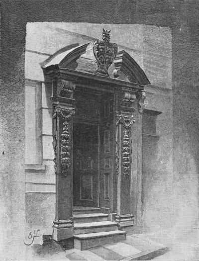 Deur, Painter Stainers Hall, 1890 door Unbekannt