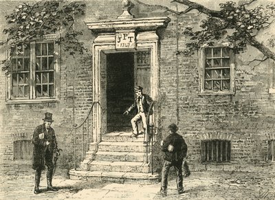 Deur in Staples Inn, c1872 door Unbekannt