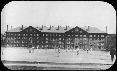 Slaapgebouw, Harvard University, Massachusetts, VS door Unbekannt