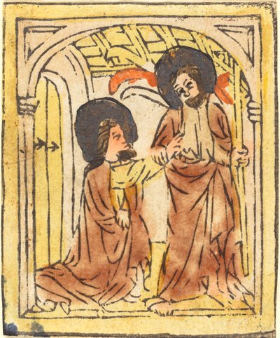 Ongelovige Thomas, ca. 1460 door Unbekannt