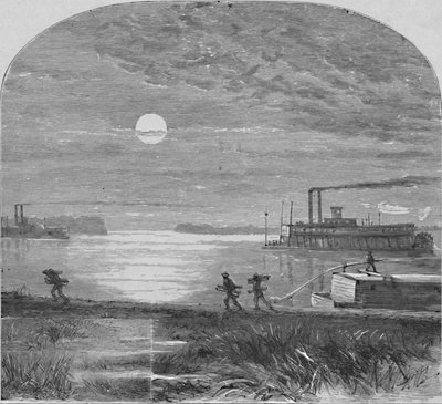 Langs de Mississippi, 1883 door Unbekannt