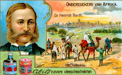 Dr. Heinrich Barth, Duitse geograaf en ontdekkingsreiziger, c1900 door Unbekannt