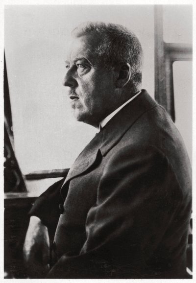 Dr. Hugo Eckener, manager van de Luftschiffbau Zeppelin, ca. 1917-1933 1933 door Unbekannt