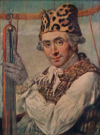 Dr John Jeffries, Amerikaanse ballonvaarder, 1786 door Unbekannt