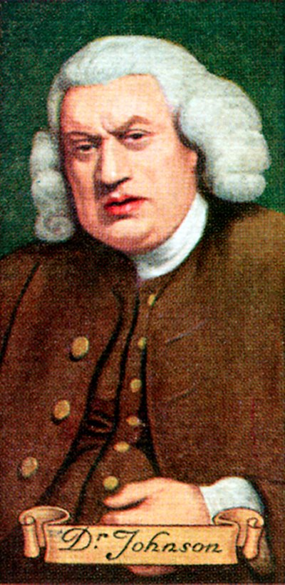 Dr. Johnson, uit een serie sigarettenkaartjes, 1935 door Unbekannt