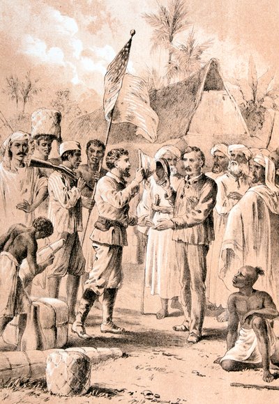 Dr Livingstone, neem ik aan, 10 november 1871 c1878 door Unbekannt