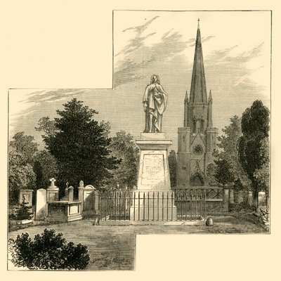 Dr. Watts Monument, Abney Park Cemetery, ca. 1876 door Unbekannt