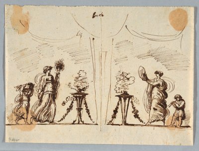 Tekening (Italië) door Unbekannt