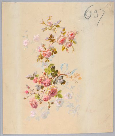 Tekening, uit Saint Germain - Delen 1 & 2, ca. 1896 door Unbekannt