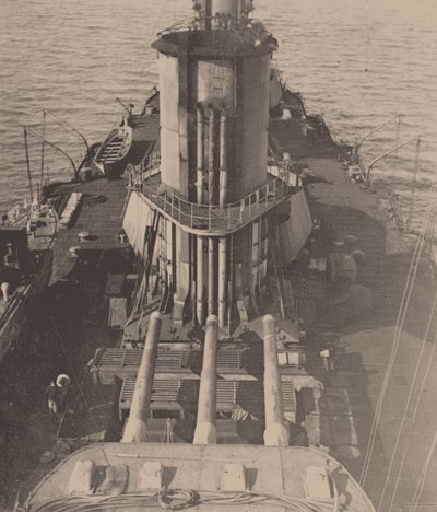 Dreadnought Imperator Aleksandr III in Bizerte door Unbekannt