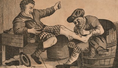 Druïde en Hooglander door Unbekannt