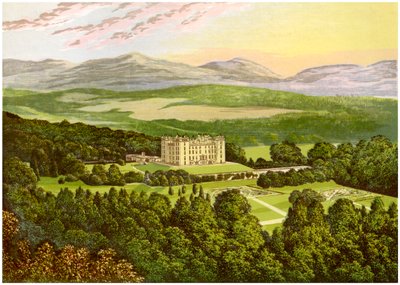 Drumlanrig Castle, Dumfriesshire, Schotland, huis van de Hertog van Buccleuch door Unbekannt
