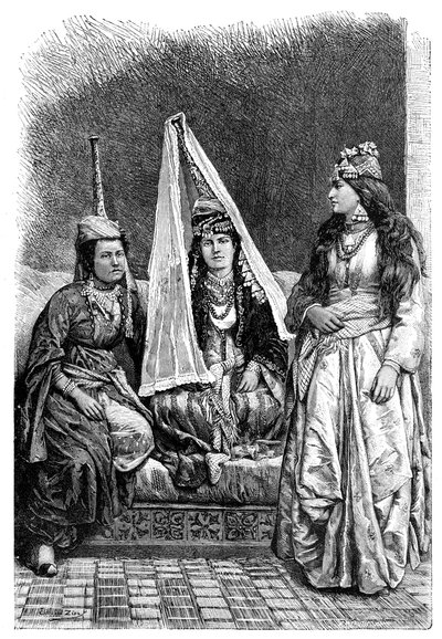 Druzische Prinses en Dame van Libanon, 1895 door Unbekannt