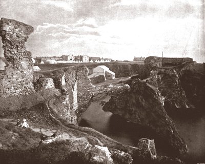 Kasteel Dunbar, East Lothian, Schotland, 1894 door Unbekannt