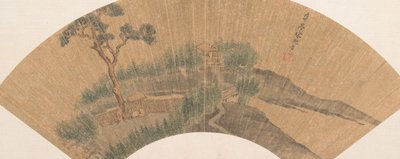 Wonen in landschap door Unbekannt