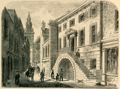 Dyers Hall, circa 1830 door Unbekannt
