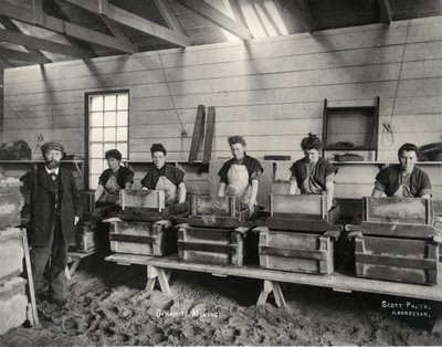 Dynamiet mengen, Ardrossan, 1897 door Unbekannt