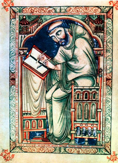 Eadwine de Schrijver, ca. midden 12e eeuw door Unbekannt