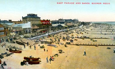 East Parade en Sands, Bognor Regis, West Sussex, 1950 door Unbekannt