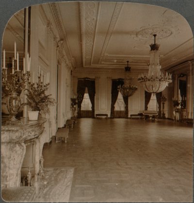 Oostkamer waar recepties worden gehouden, Witte Huis, Washington D.C. door Unbekannt