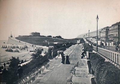 Eastbourne - Deel van de Promenade, met Wish Tower, 1895 door Unbekannt