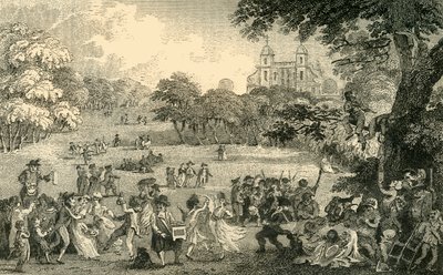 Paasmaandag in Greenwich Park door Unbekannt