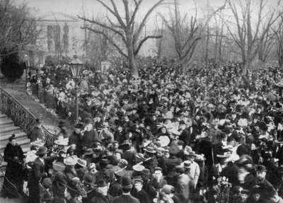 Paaseieren rollen, Het Witte Huis, Washington DC, VS door Unbekannt