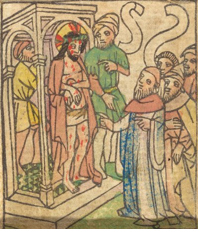 Ecce Homo [verso], ca. 1440-1450 door Unbekannt