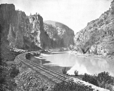 Echo Cliffs, Canyon van de Grand River, Colorado, VS, ca. 1900 door Unbekannt