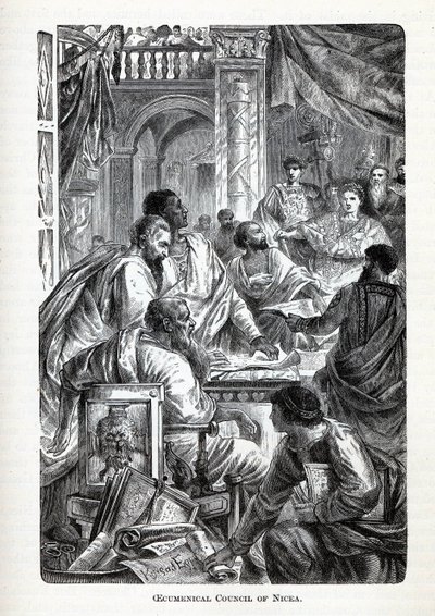 Oecumenisch Concilie van Nicea, 1882 door Unbekannt