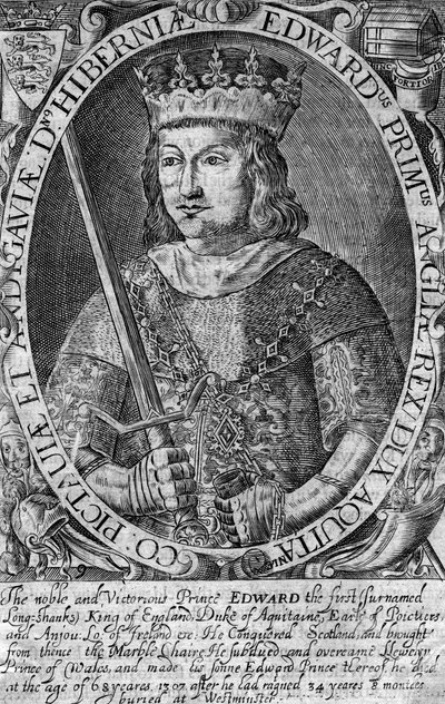 Edward I, koning van Engeland door Unbekannt