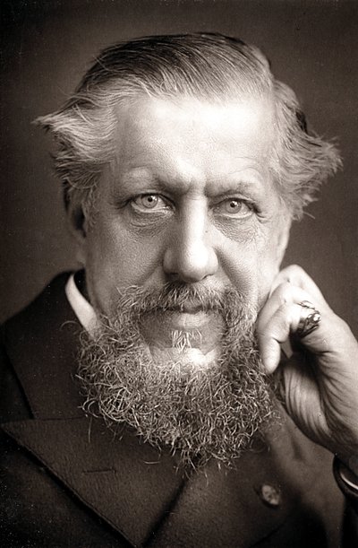 Edwin Arnold 1832-1904, Britse orientalist, dichter en journalist, c1890 door Unbekannt